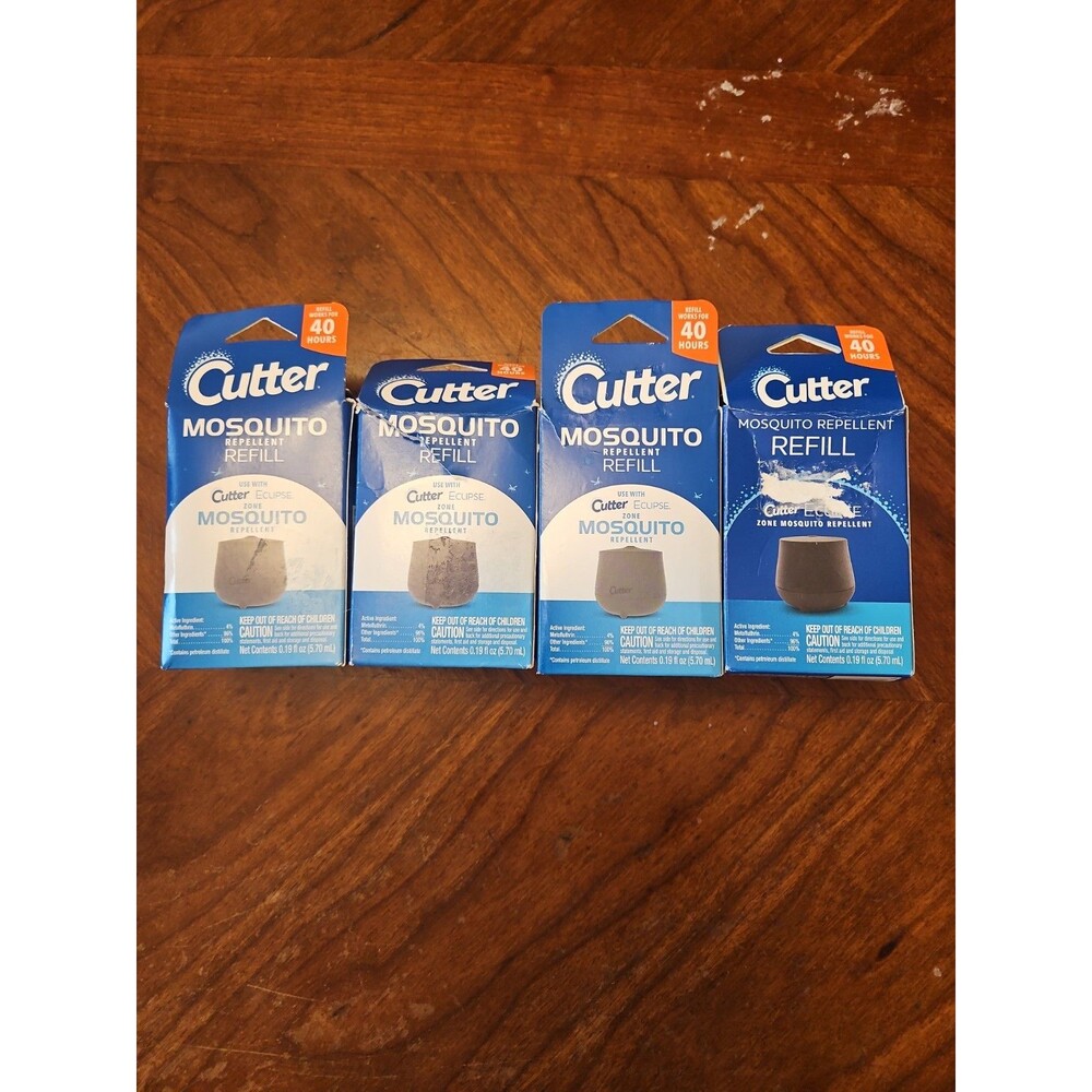 4 piece Lot-Cutter Mosquito Repellent Refill No Scent 40 Hours